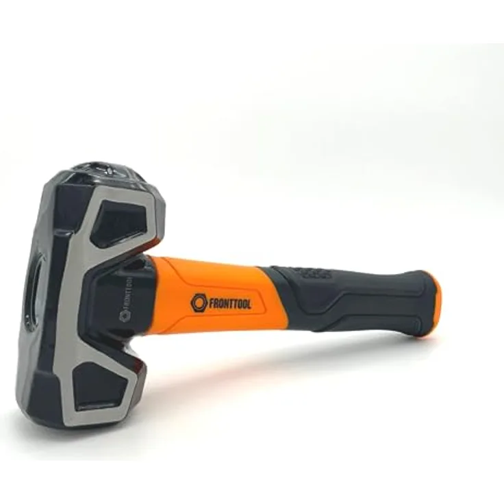 FRONTTOOL Fäustel 2in1 - Doppelkopf Hammer mit 2 Schlagköpfen 25cm / 1350g - Karbonstahl Werkzeug