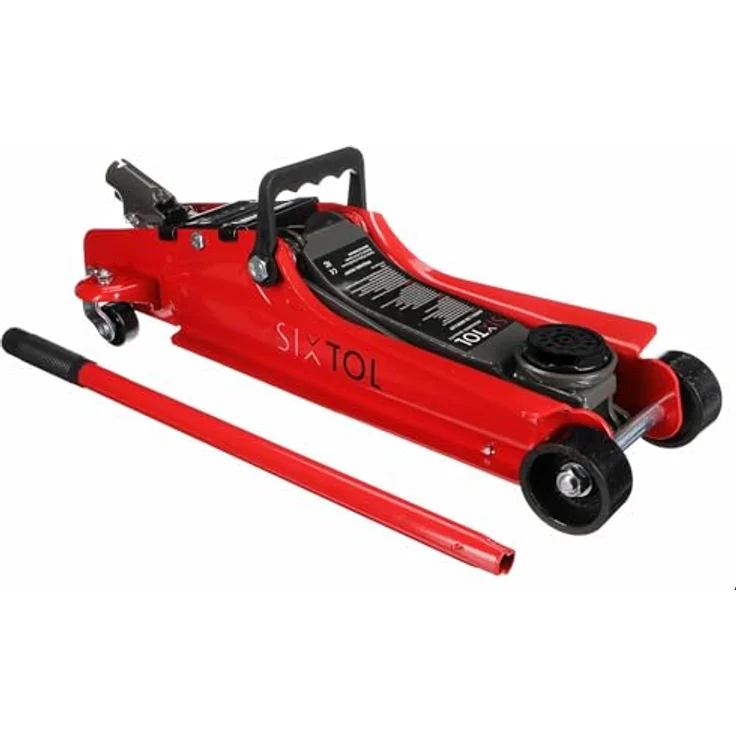 Sixtol SX JACK 2.5T 360, Mobiler hydraulischer Wagenheber mit niedrigem Profil und 360-Grad drehbarem Griff, Tragkraft 2,5 t – Bild 3