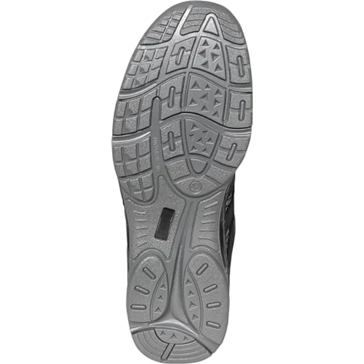 Jori jo_TWIST BOA® Low S1P Sicherheitsschuh, sportlich schwarz mit grauen Highlights, BOA® Fit System, hydrophobiertes Nubukleder, Kunststoffkappe, metallfreier Durchtrittschutz, PU/PU Laufsohle, SRC zertifiziert, Größen 38-48 – Bild 7