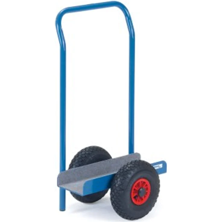 Fetra Plattenroller 4175, Transportwagen mit Vollgummirädern Ø260 mm, pulverbeschichtet in RAL 5007, 500 kg Tragkraft – Bild 2