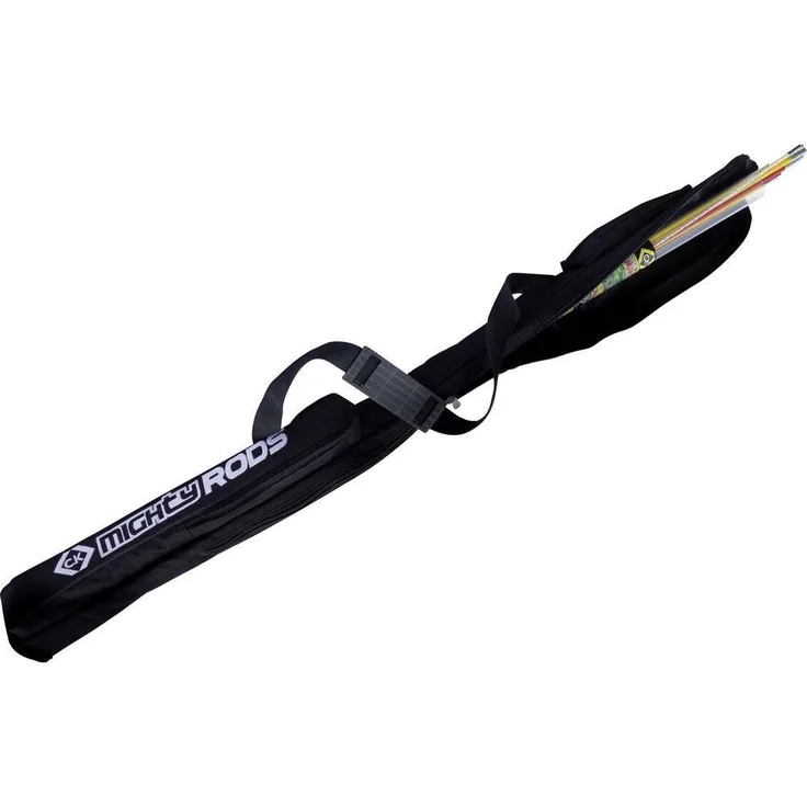 C.K Werkzeugtasche Tragetasche für MightyRod Kabeleinziehstangen, robuste Polyester-Konstruktion, verstellbarer Schultergurt, schwarz