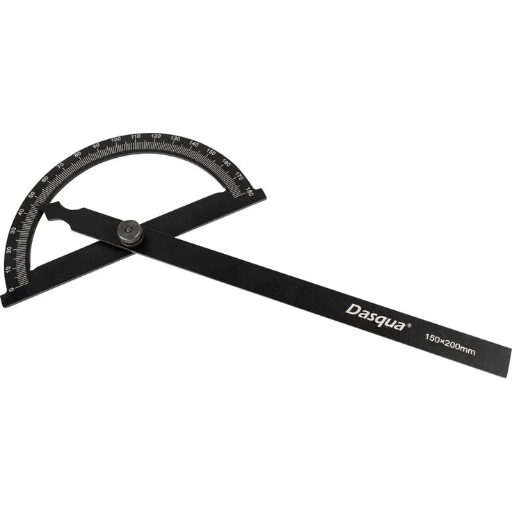 Dasqua 1804-0009 Winkelmesser 180°, präzise Messung bis 180°