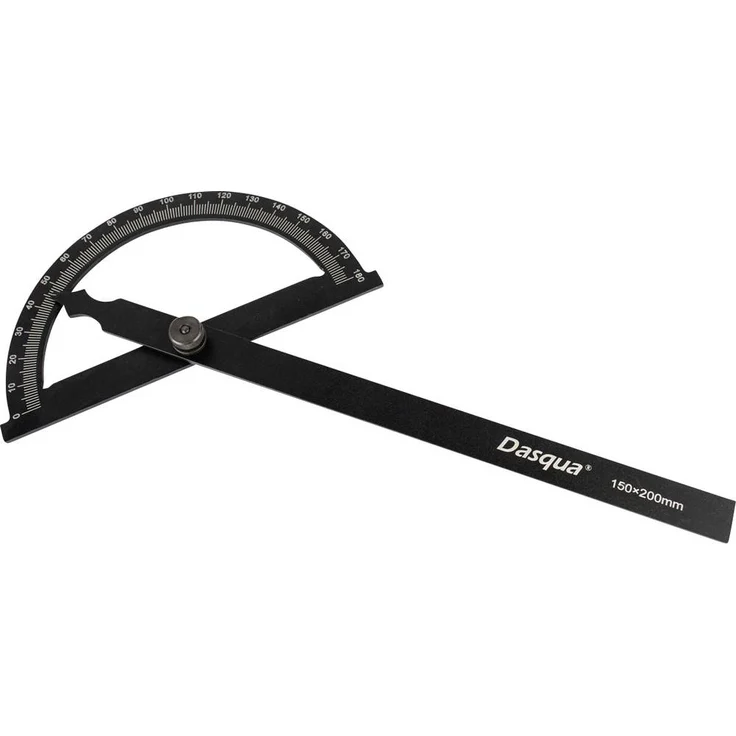 Dasqua 1804-0009 Winkelmesser 180°, präzise Messung bis 180°