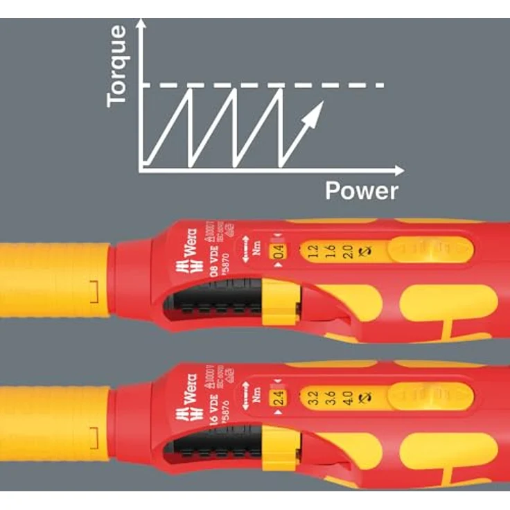 Wera Kraftform Kompakt VDE Safe-Torque Speed Schaltschrank-Set 1, 23-teilig mit Drehmomentschraubendrehern und 20 VDE-Wechselklingen in robuster textiler Box – Bild 6