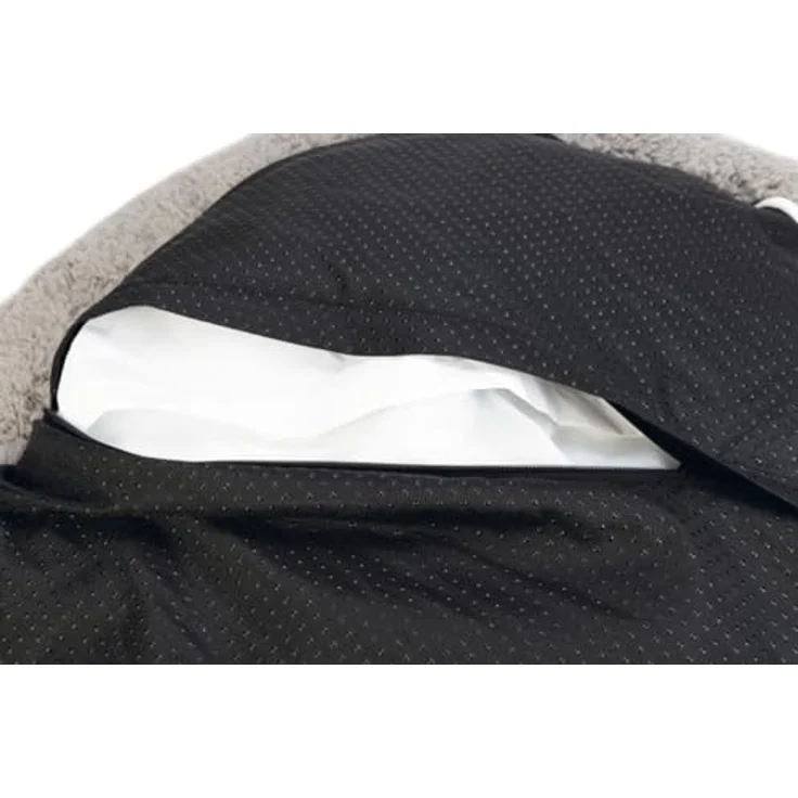 Beeztees Tierbett Jaxx Orthopädisches Hundebett grau 50 x 50 x 20 cm, Gelenkschonend und entspannend – Bild 5