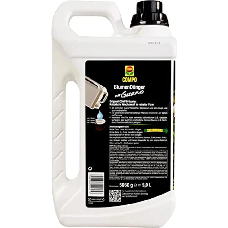 Compo Blumendünger mit Guano flüssig 5 Liter – Bild 7