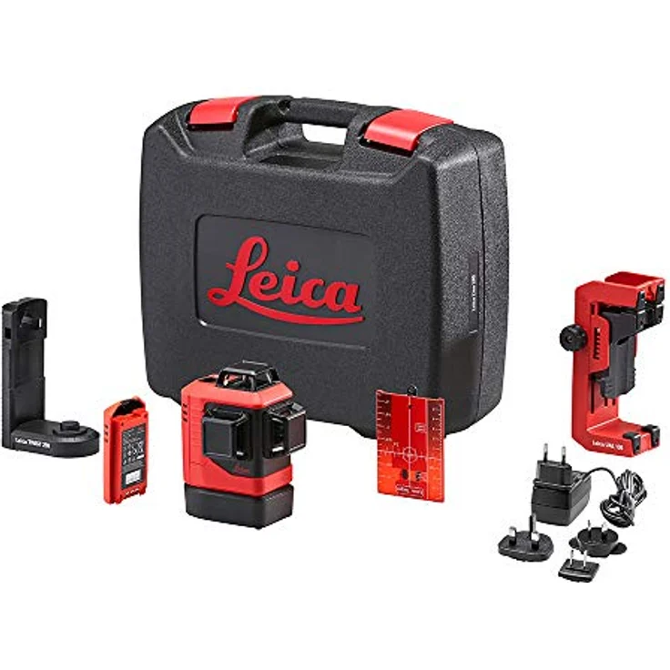 Leica LINO L6R-1, Linienlaser rot mit 3x360° Laserlinien, Li-Ionen Akku, magn. Multifunktionsadapter TWIST 250 + Wandadapter – Bild 2
