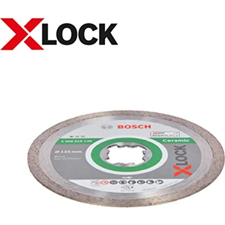 Bosch Professional X-LOCK Diamant-Trennscheibe Standard for Ceramic 125mm, Durchmesser – Bild 2