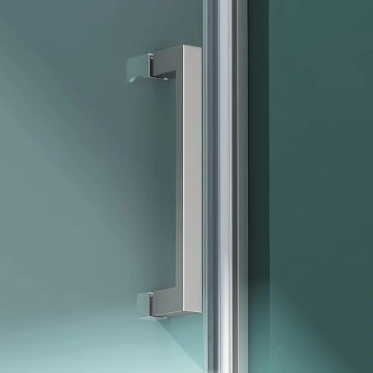 Mai & Mai Dusch-Schwingtür Ter36 Nischendrehtür 8mm ESG-Sicherheitsglas Nanobeschichtung, Eckmontage, 80x195 cm, Aluminium Rahmen, Alu-Schwall-Leiste, Türgriff aus Vollmetall - Preisvergleich – Bild 5