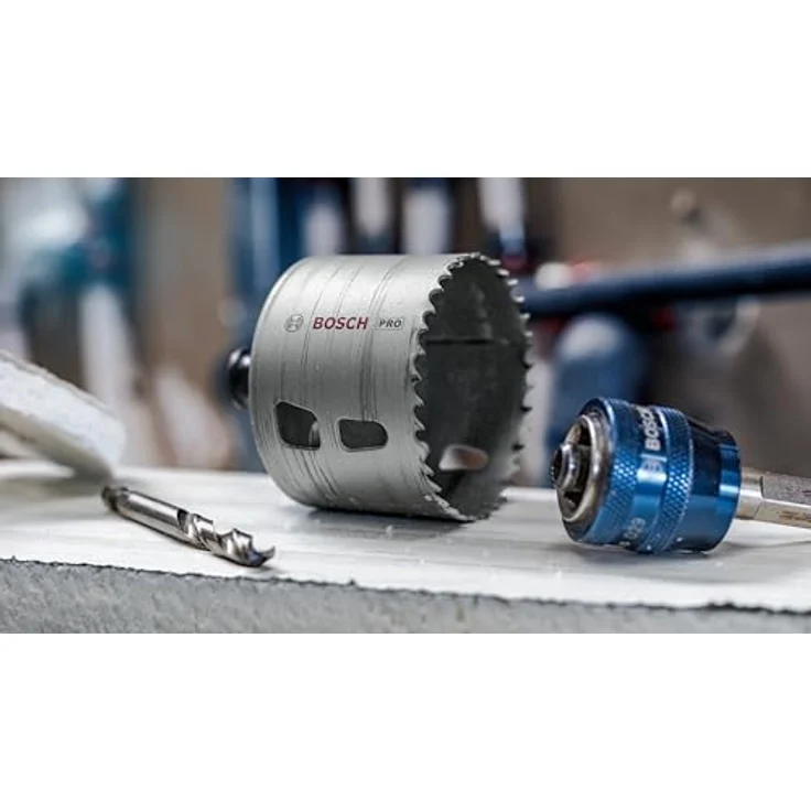 Bosch 9x PRO Multi Material Power Change Plus Lochsäge-Set – Transparentes Etui, für Weichholz, Trockenbauwand, Ø 22, 29, 35, 44, 51, 65 mm – Bild 5