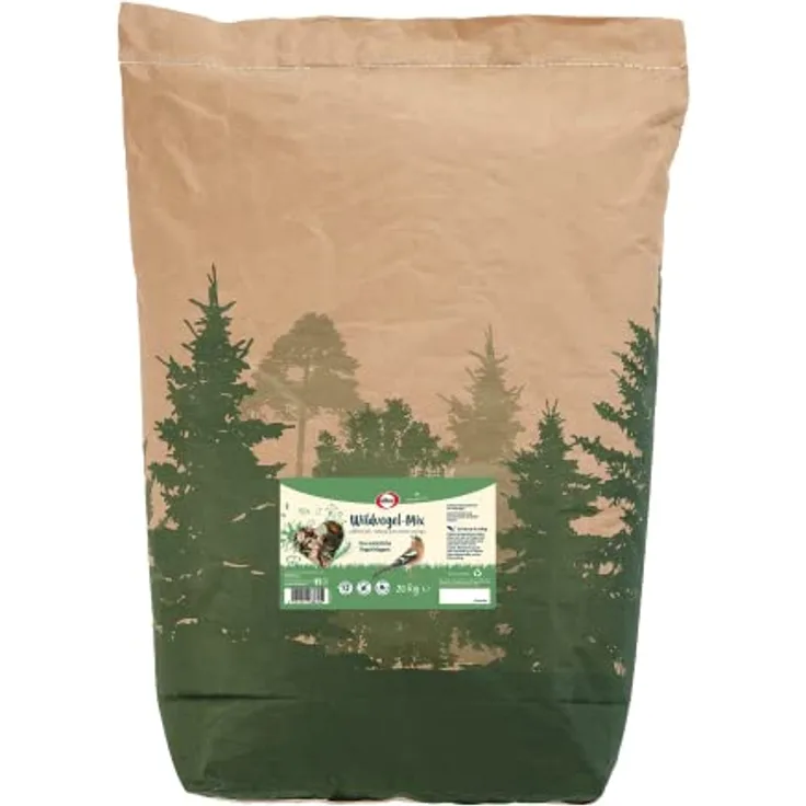 Elles Wildvogel-Mix 20kg I Artgerechter Vogel-Magnet mit Premium Zutaten | 100% Natürlich | Perfekt für alle Jahreszeiten & Vogelarten | Ambrosia kontrolliert (20 kg)