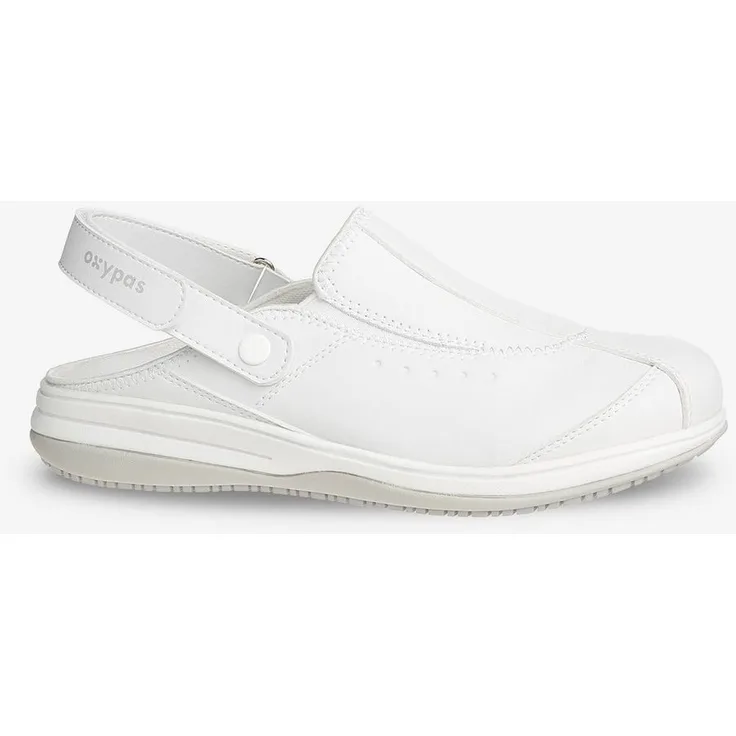 Oxypas IRIS Damen Clogs, rutschfest und antistatisch, weiß