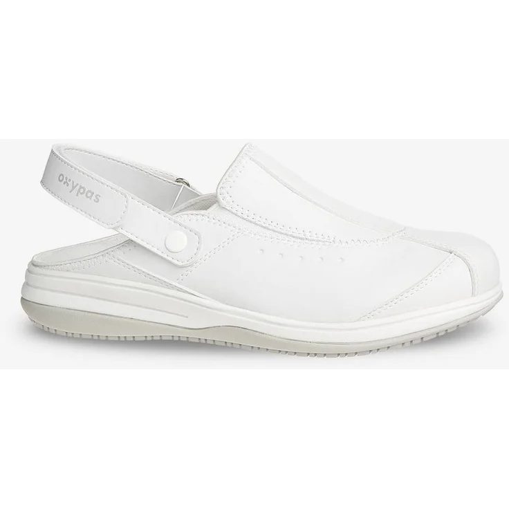 Oxypas IRIS Damen Clogs, rutschfest und antistatisch, weiß – Bild 1