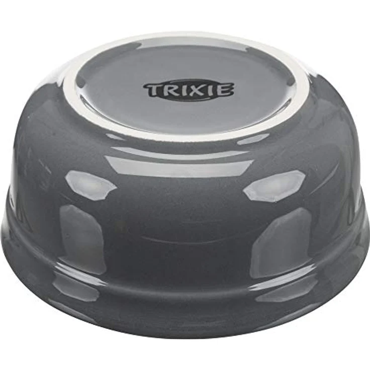 TRIXIE Eat on Feet Futternapf für Hunde, Petrolblau/Hellblau/Grau/Hellgrau, 2 × 1.6 L/ø20 cm - Preisvergleich – Bild 4