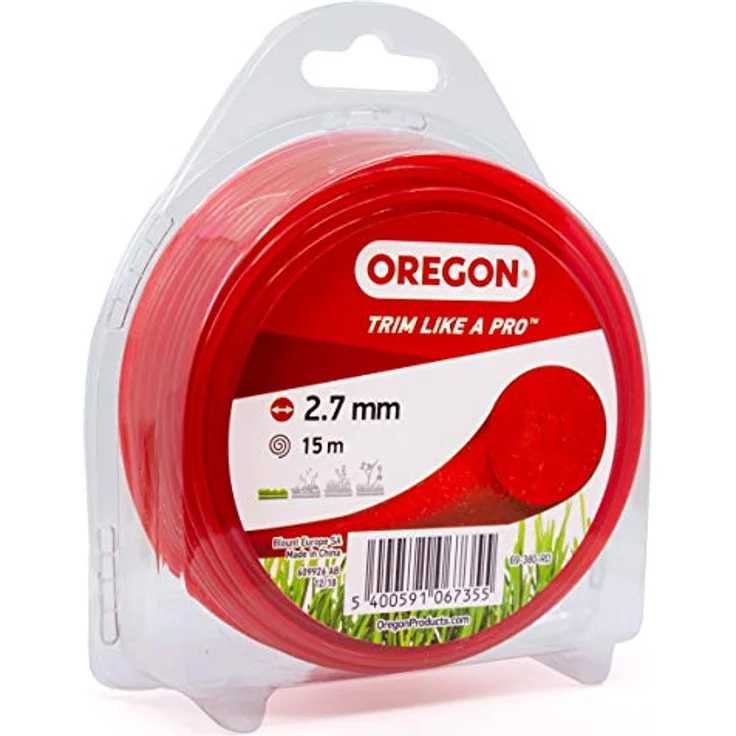 Oregon 69-350-Y Rasentrimmerfaden Draht für Rasentrimmer und Freischneider, Gelb, 69-380-RD – Bild 3