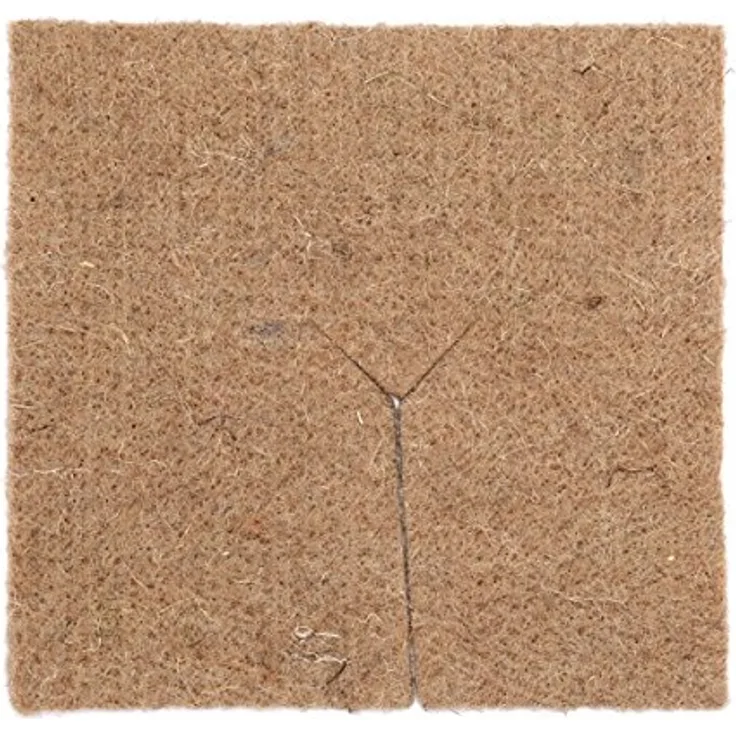Die cordeline 2 Stück Carres Mulchfolie Natur 52,5 x 1 x 52,5 cm cjn10 C
