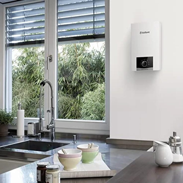 Vaillant VED lite 11-13/1 L O, elektronischer Durchlauferhitzer mit stufenlos einstellbarer Auslauftemperatur, druckfest, 11-13 kW, Übertischgerät, Energieklasse A – Bild 4