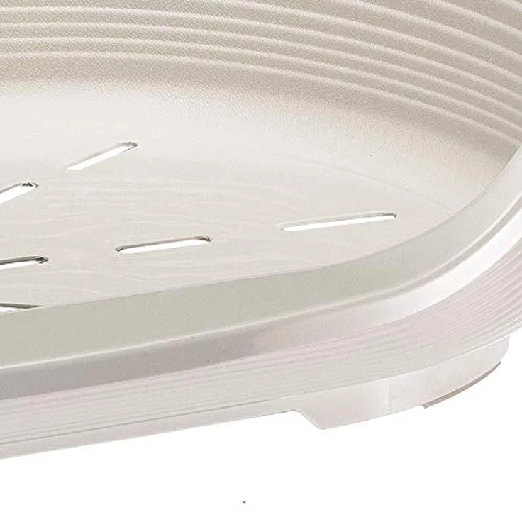 Ferplast Siesta Deluxe Hundebett, waschbar und atmungsaktiv, rutschfest, 74 x 48 x h 25 cm, Weiß – Bild 5