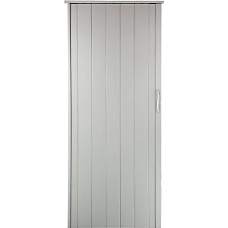 Falttür Schiebetür Tür weiss gewischt farben Höhe 202 cm Einbaubreite bis 84 cm Doppelwandprofil Neu – Bild 1