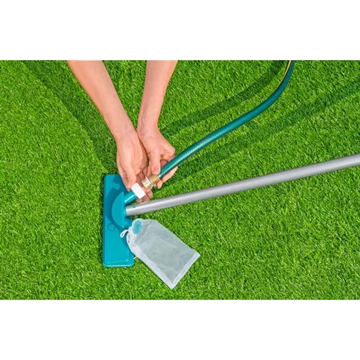 Bestway® Poolpflege Basis-Set, Venturi-Sauger & Kescher für Pools bis 396 cm, umweltfreundlich und langlebig – Bild 12
