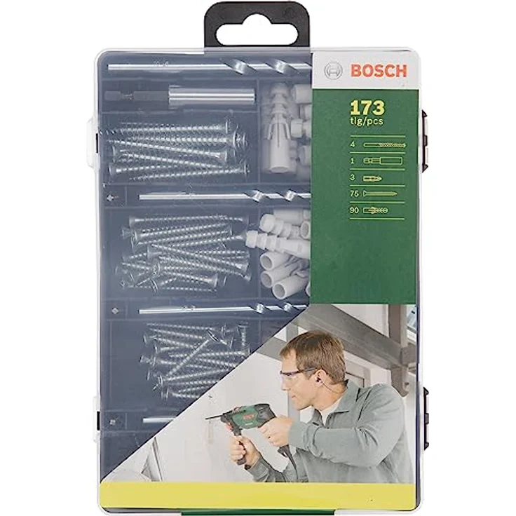 Bosch Befestigungs-Set, 173-teilig - Preisvergleich – Bild 4