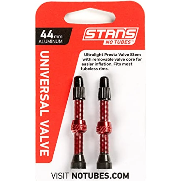 NoTubes Universal Ventil Presta, 44mm - Rot .. – Bild 2