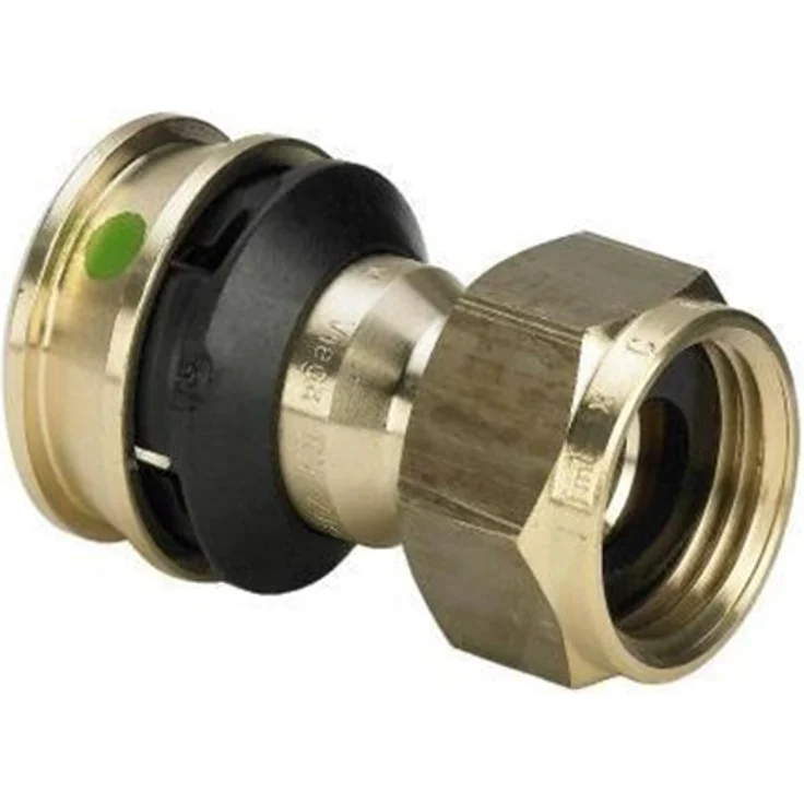 Viega Raxofix Verbindungsschraubfitting 16 x 3/4", SC-Contur, Siliziumbronze, Gunmetal, EPDM-Dichtungen