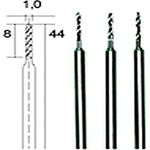 Proxxon 28 854 Spiralbohrer aus Stahl, superschnell, 1,0 mm, 3er Set