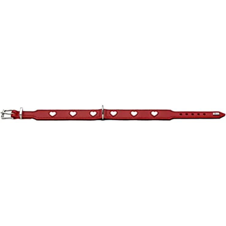 HUNTER Halsband Love Farbe rot/schwarz, Größe 42 – Bild 3