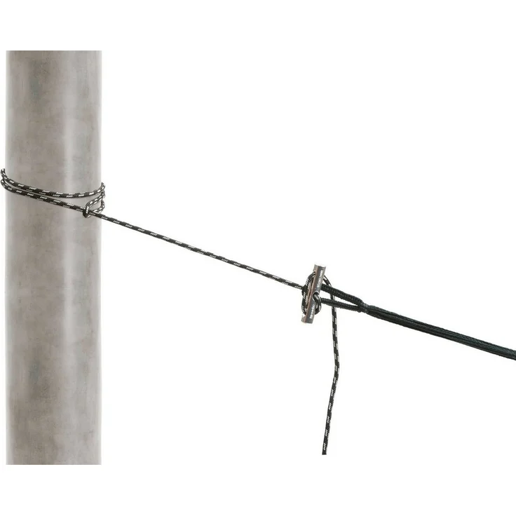 Amazonas Aufhängeseil für Hängematte Microrope Seil, 2x PET Kunststoffseile, stabil und leicht, bis 150 kg Belastbarkeit, Aluminiumstift, stufenlos verstellbar