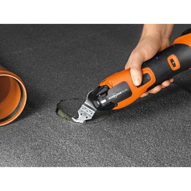 FEIN Multimesser Multifunzione VE 5 St., Multifunktionswerkzeug mit 3 Schneidflächen, Starlock Aufnahme, für Teppich, PVC-Boden, Karton und Bitumenschindeln – Bild 2