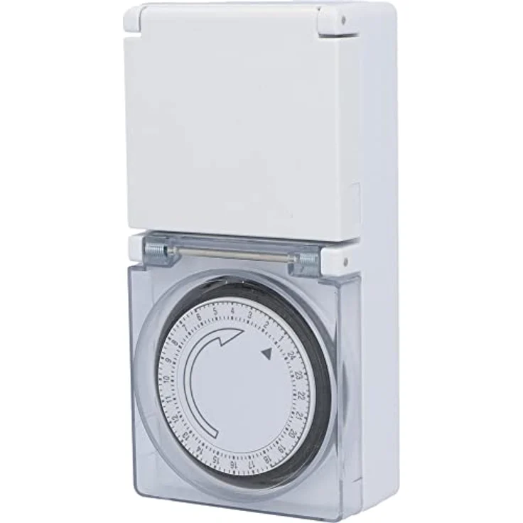 Trend Line Zeitschaltuhr Zeitschaltuhr 3.500 W mechanisch IP44, spritzwassergeschützt, für den Außenbereich geeignet – Bild 3