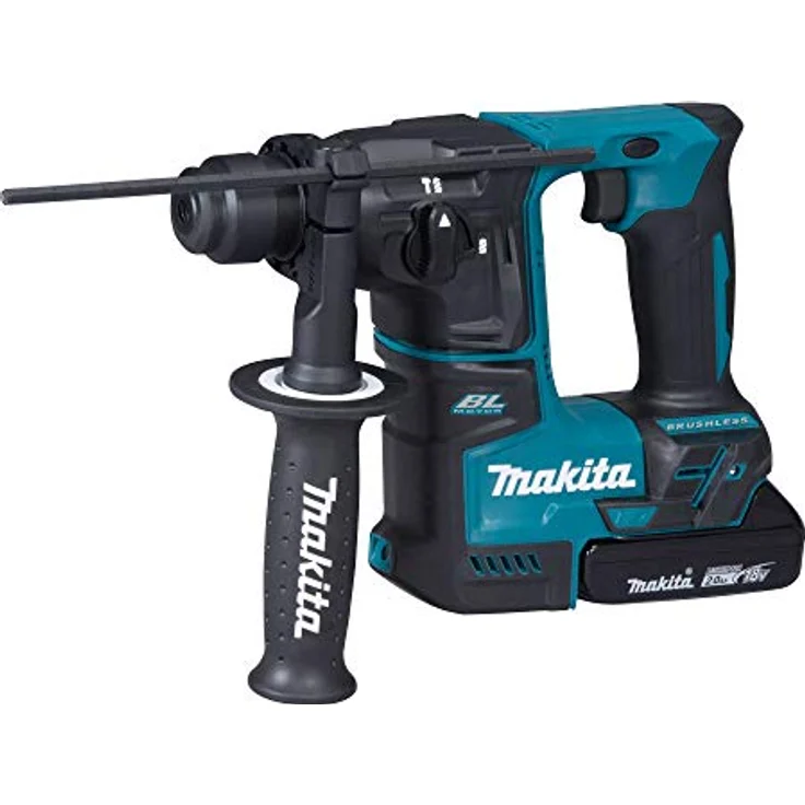 Makita DHR171RAJ Akku-Bohrhammer (2 x 2 Ah Akku, Schnellladegerät, 480 W, 18 V) mit Makpac Gr. 3 mit Tiefziehteil – Bild 4