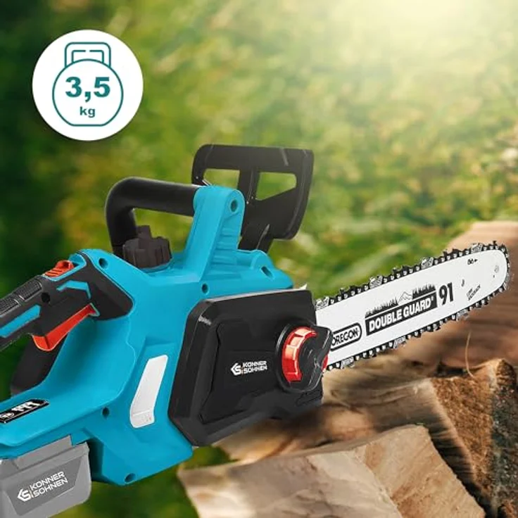 Könner & Söhnen Akku-Kettensäge 20V 30cm, leichte und leistungsstarke Kettensäge ohne Akku – Bild 4
