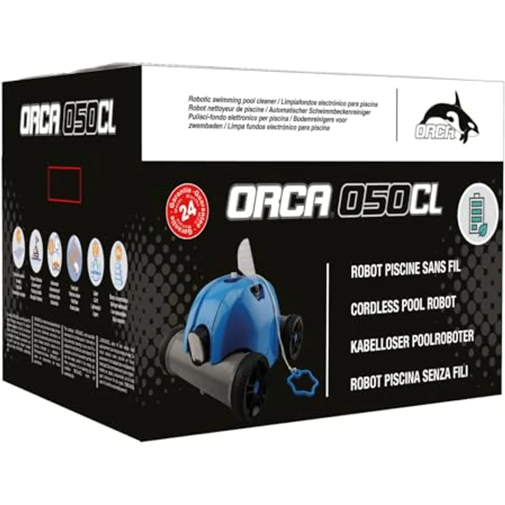 50CL, automatischer Bodensauger mit Akku, bis 80m² - Orca – Bild 4