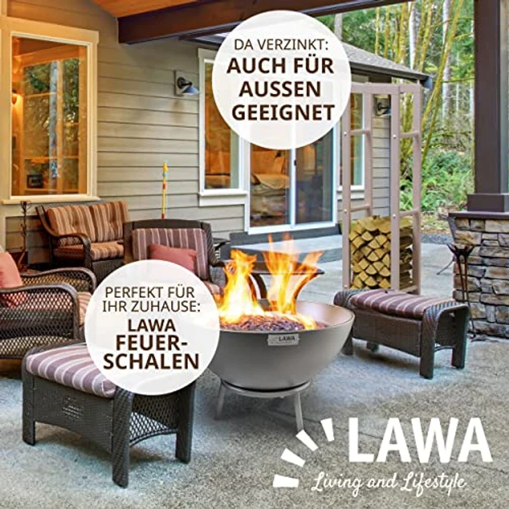 LAWA Living and Lifestyle Kaminholzregal Metall verzinkt, 150 cm hoch, RAL 9001 Cremeweiß, für innen und außen, stabile Konstruktion, Lagerung von ca. 150 dm³ Brennholz – Bild 5