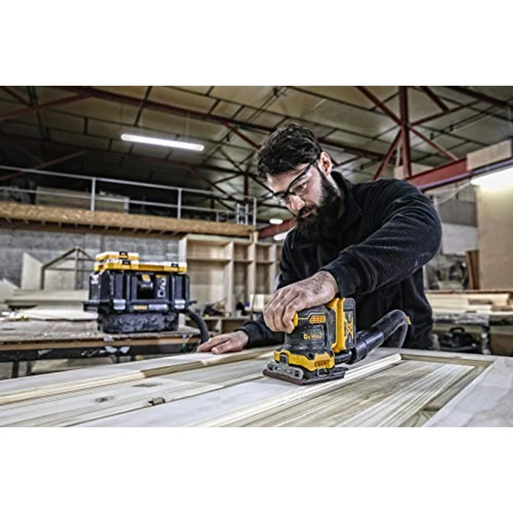 DeWalt DCW 200 NT Akku Vibrationsschleifer 18 V 108x115 mm Solo + TSTAK - ohne Akku, ohne Ladegerät – Bild 6