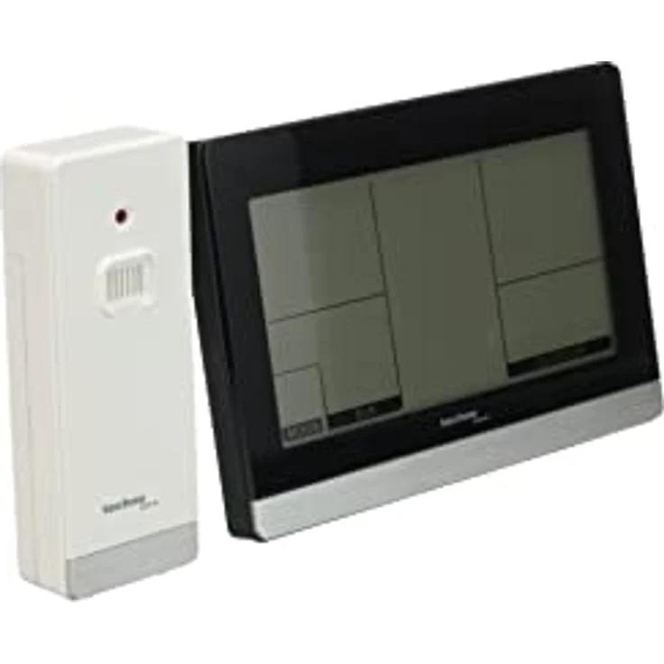 Technoline WS 9612, Wetterstation mit Innen- und Außentemperaturanzeige, Wettervorhersage und Weckalarm, Silber – Bild 4