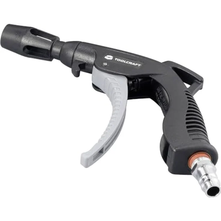 Toolcraft Druckluft-Ausblaspistole 1/4' (6.3 mm) mit Turbodüse und rutschfestem Pistolengriff, 15 bar – Bild 3