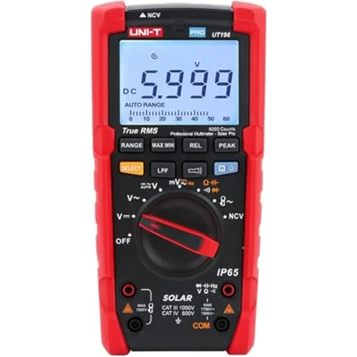 UNI-T True RMS Solar-Multimeter UT196 – Bild 2