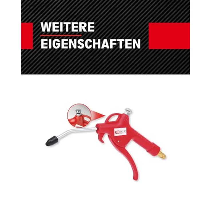 KS Tools 515.1901 Druckluft-Ausblaspistole mit Durchflussregulierung – Bild 6