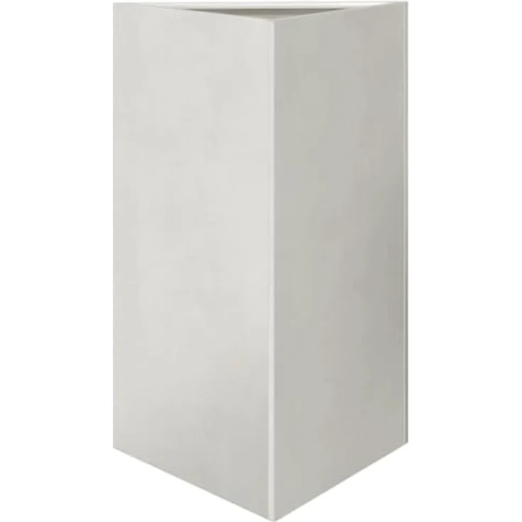 vidaXL Pflanzkübel Dreieckig 50x43x75 cm Edelstahl, rostbeständig und tief für gesundes Pflanzenwachstum – Bild 1