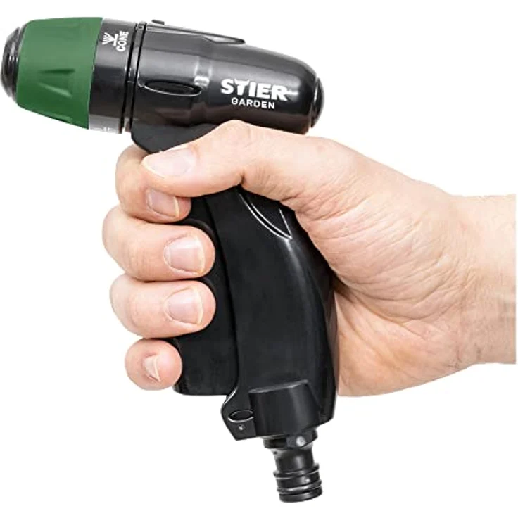 STIER verstellbare Gartenspritze Premium, rutschfest mit drei Sprühmuster und ergonomischem Griff – Bild 5