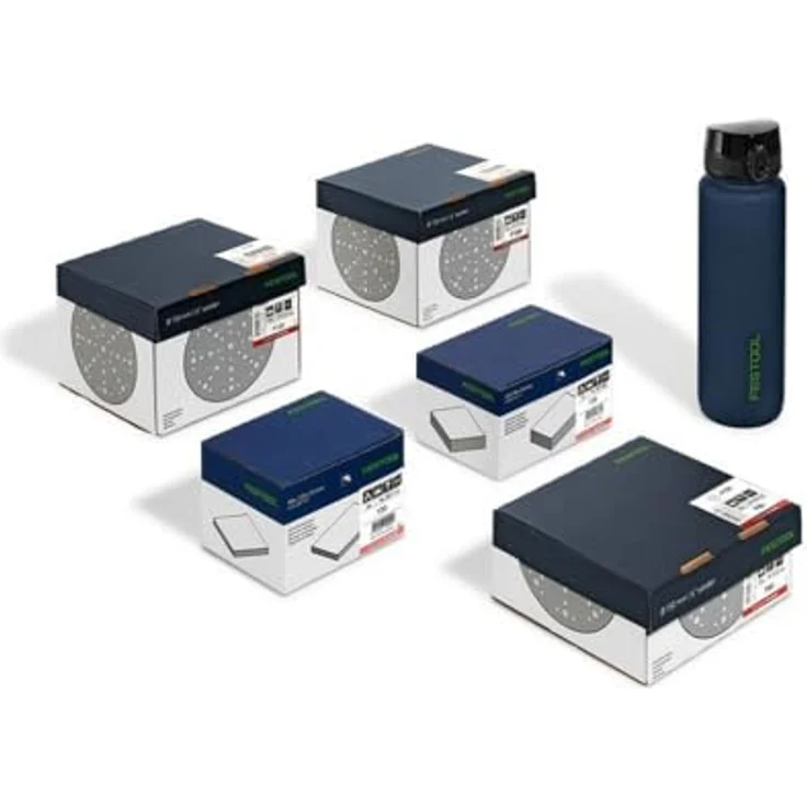 Festool Granat Schleifscheiben Super Pack D150/48 GR-SP P, für VOC-Lacke und harte Untergründe, FSC-zertifiziert – Bild 1