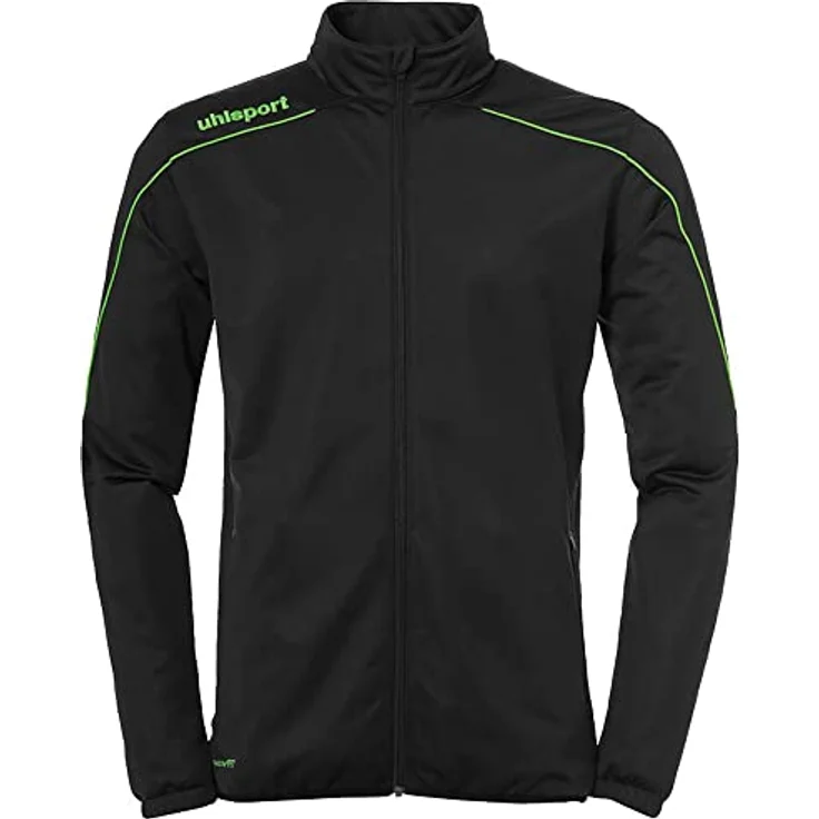 Uhlsport STREAM 23 CLASSIC JACKE M schwarz/fluo grün, Trainingsjacke mit elastischen Einsätzen – Bild 2