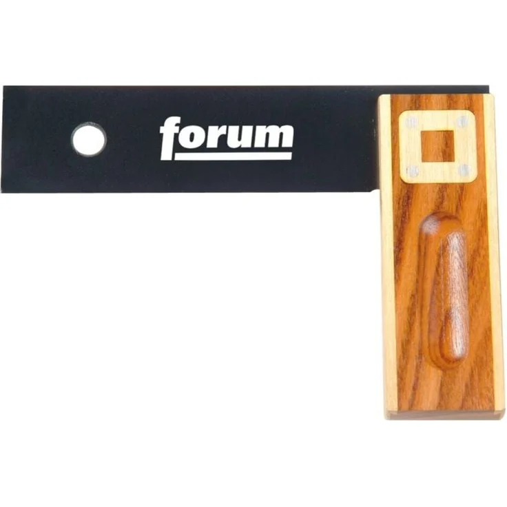 Forum Präzisions-Winkel 250 mm, hochwertige Palisanderholz-Konstruktion mit gehärteten Stahlschienen und Messingprofilen, hohe Messgenauigkeit von 0,03 mm – Bild 1