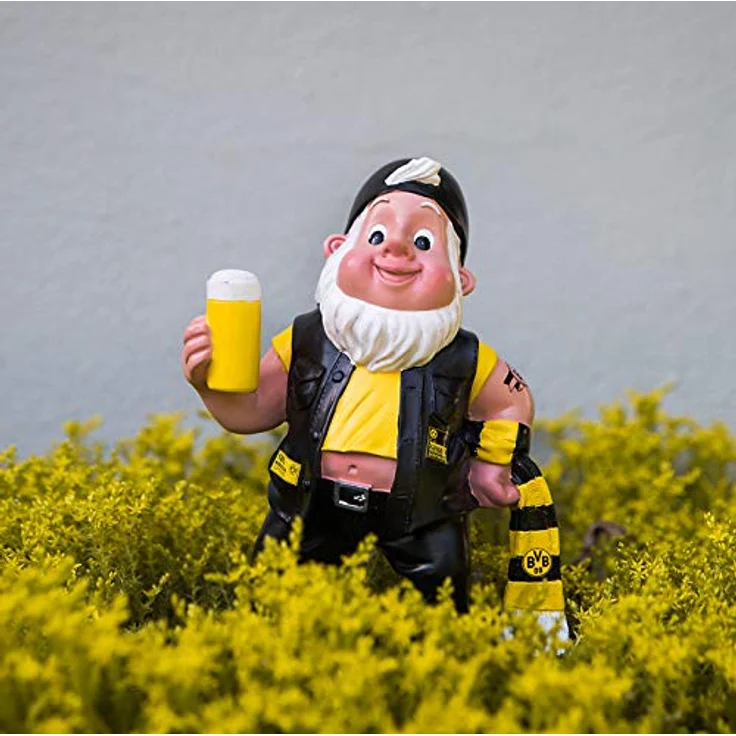 BVB 19160100 - BVB-Gartenzwerg Kutte, Borussia Dortmund, 28cm – Bild 6
