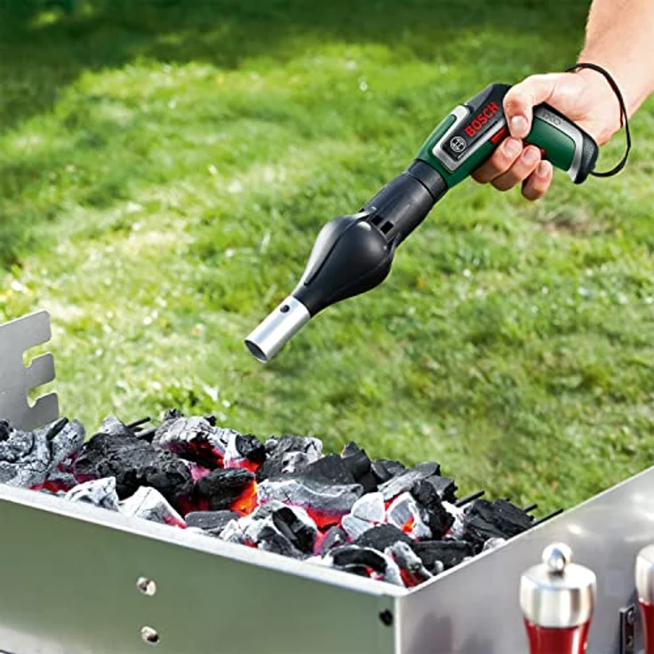 BOSCH Schnellspannbohrfutter 1600A001YC, Gebläseaufsatz aus feuerfestem Material mit Handschlaufe für sicheren Einsatz – Bild 4