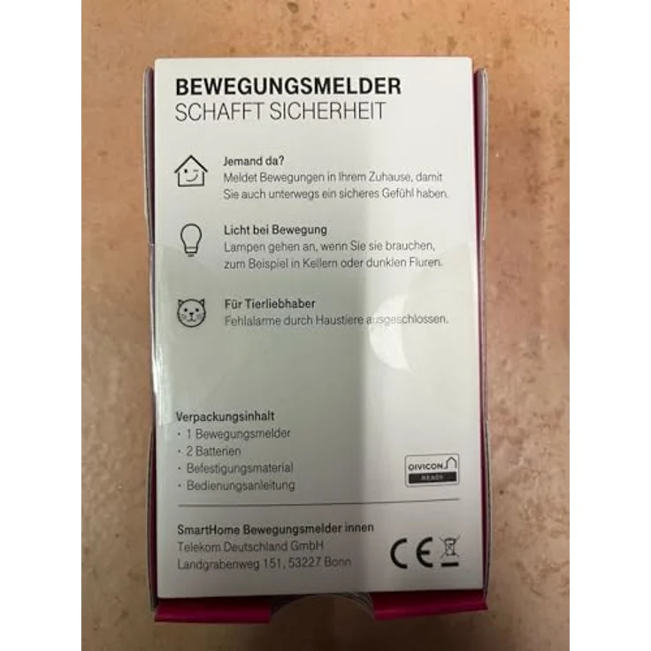 Deutsche Telekom Smart Home Bewegungsmelder innen – Bild 3