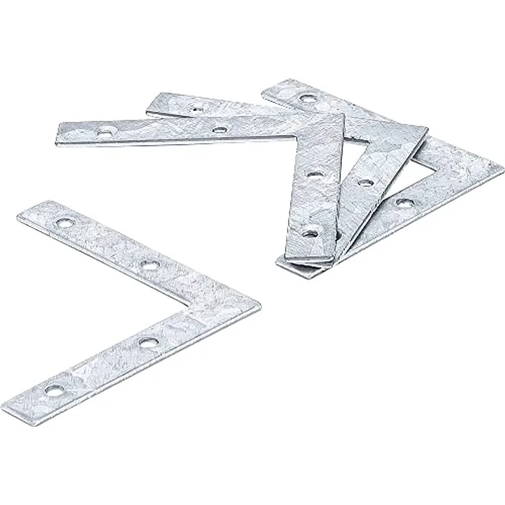 BGS Do it yourself 80921 L-Winkel 75 x 75 x 12 mm 4-tlg. | Flexibel gestaltbar | Langlebig | Robust
